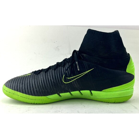 Nike Mercurial X Black Green Lace Up High Top Men’s Sneakers 831976-034 Sz 12.5 main image 10